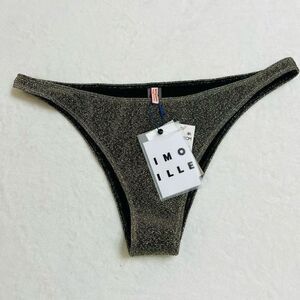 Simon Miller Shiny Gold and Silver Bikini Bottoms NWT Large